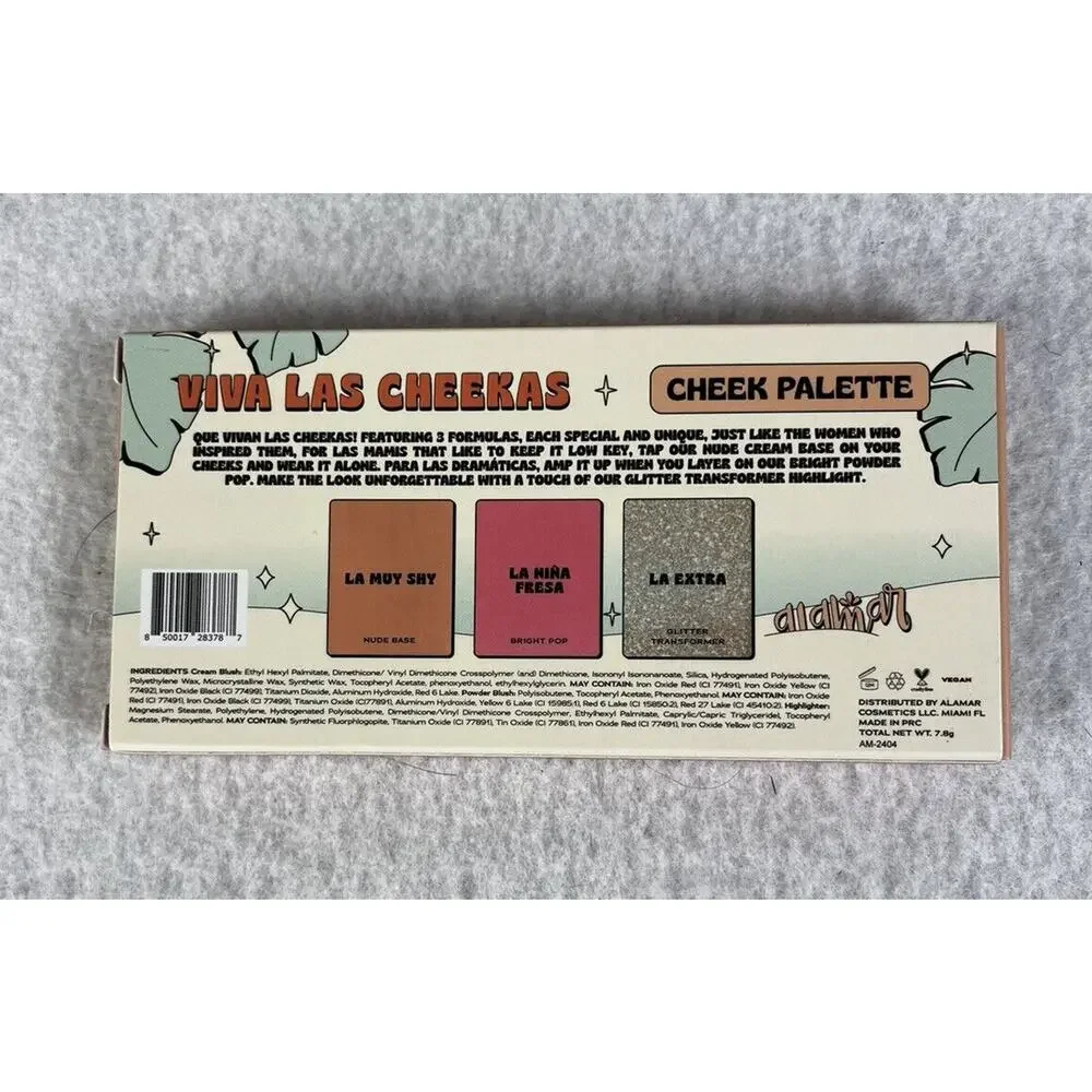 ALAMAR COSMETICS Viva Las Cheekas Cheek Palette In Fair/Light